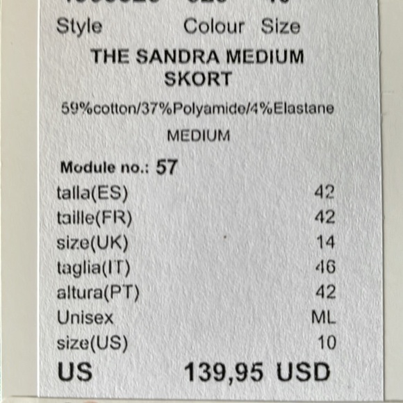 Nwt Golfino Golf Skort Size 10 - Picture 8 of 12